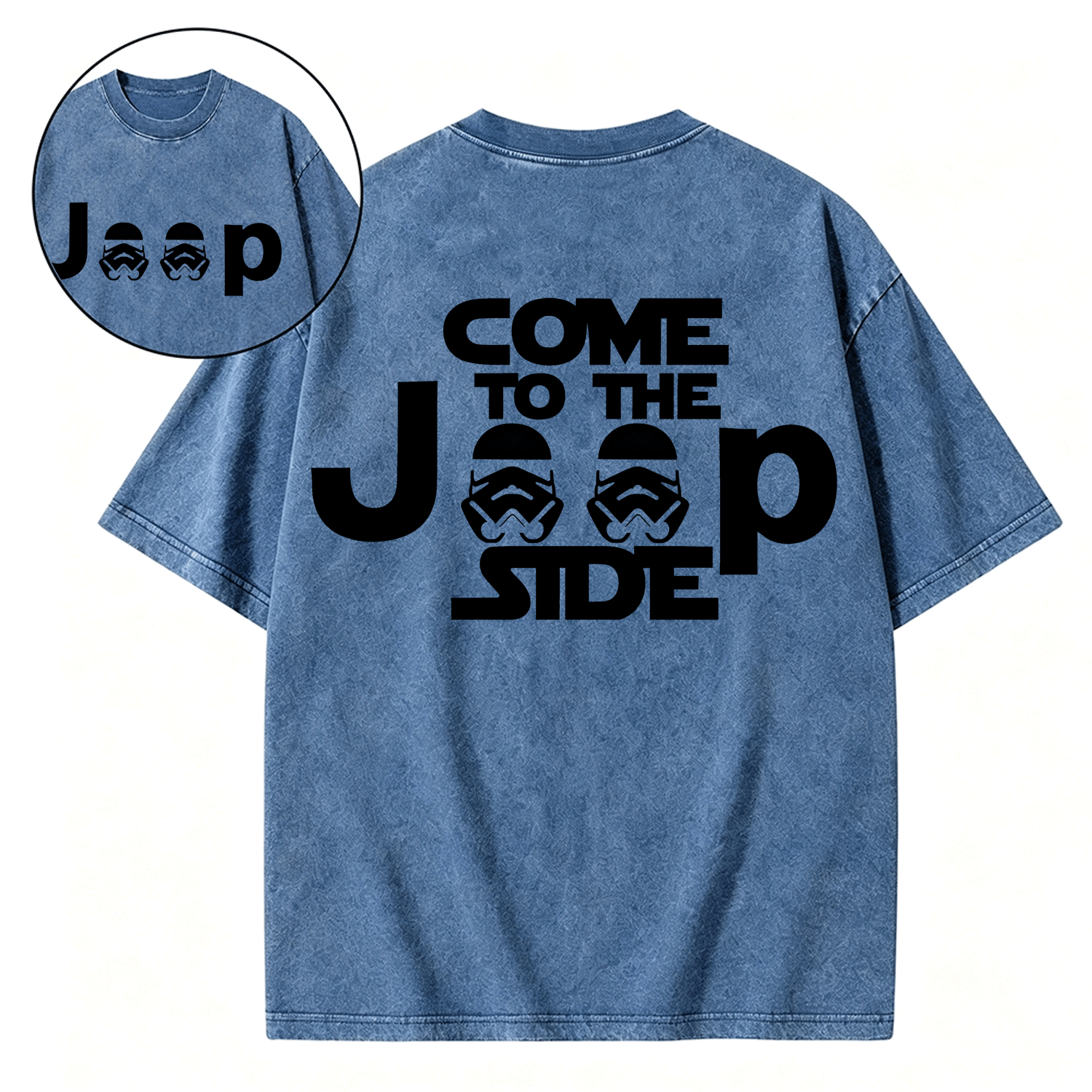 Come to the Jp Side Halloween Dark Star Washed T-Shirt