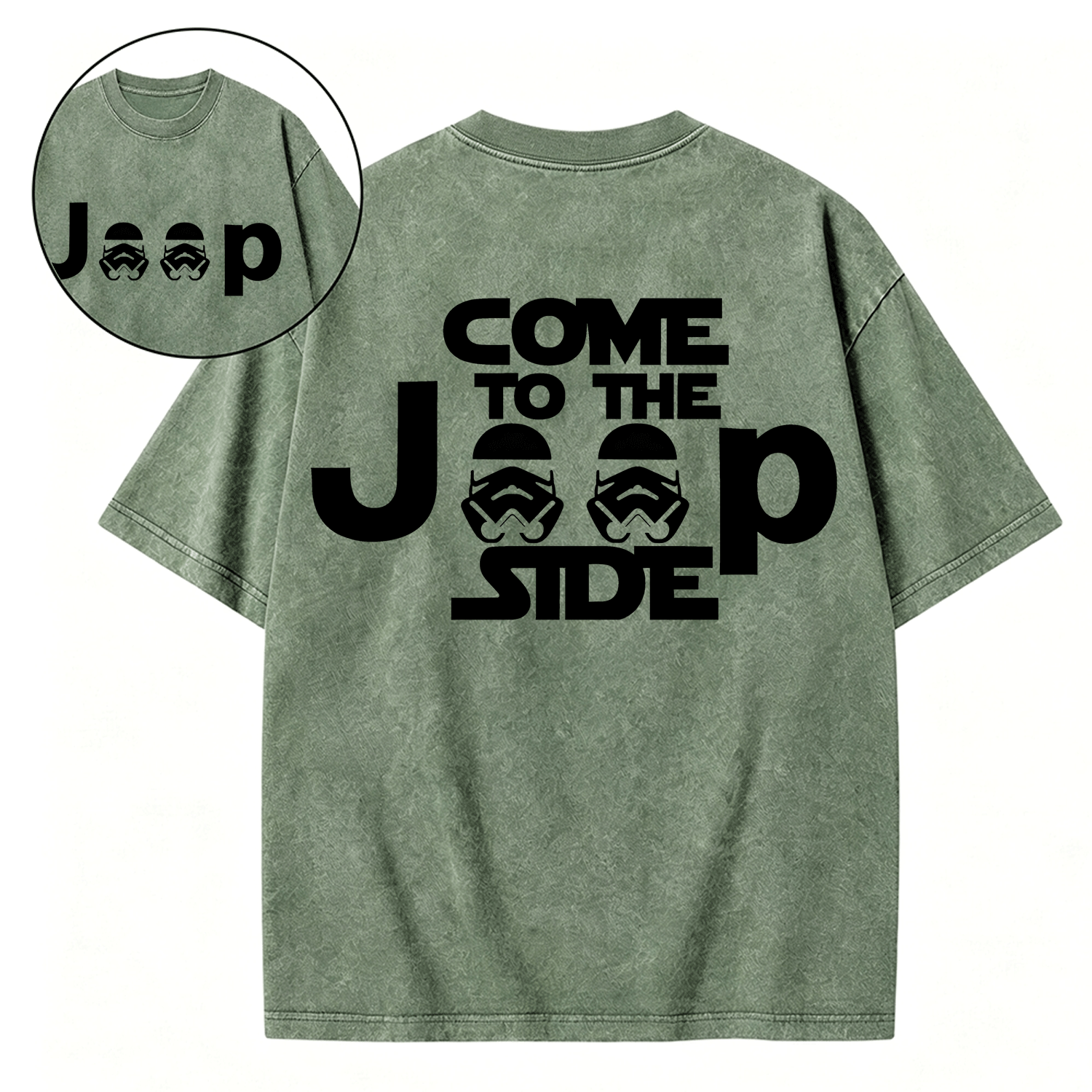 Come to the Jp Side Halloween Dark Star Washed T-Shirt