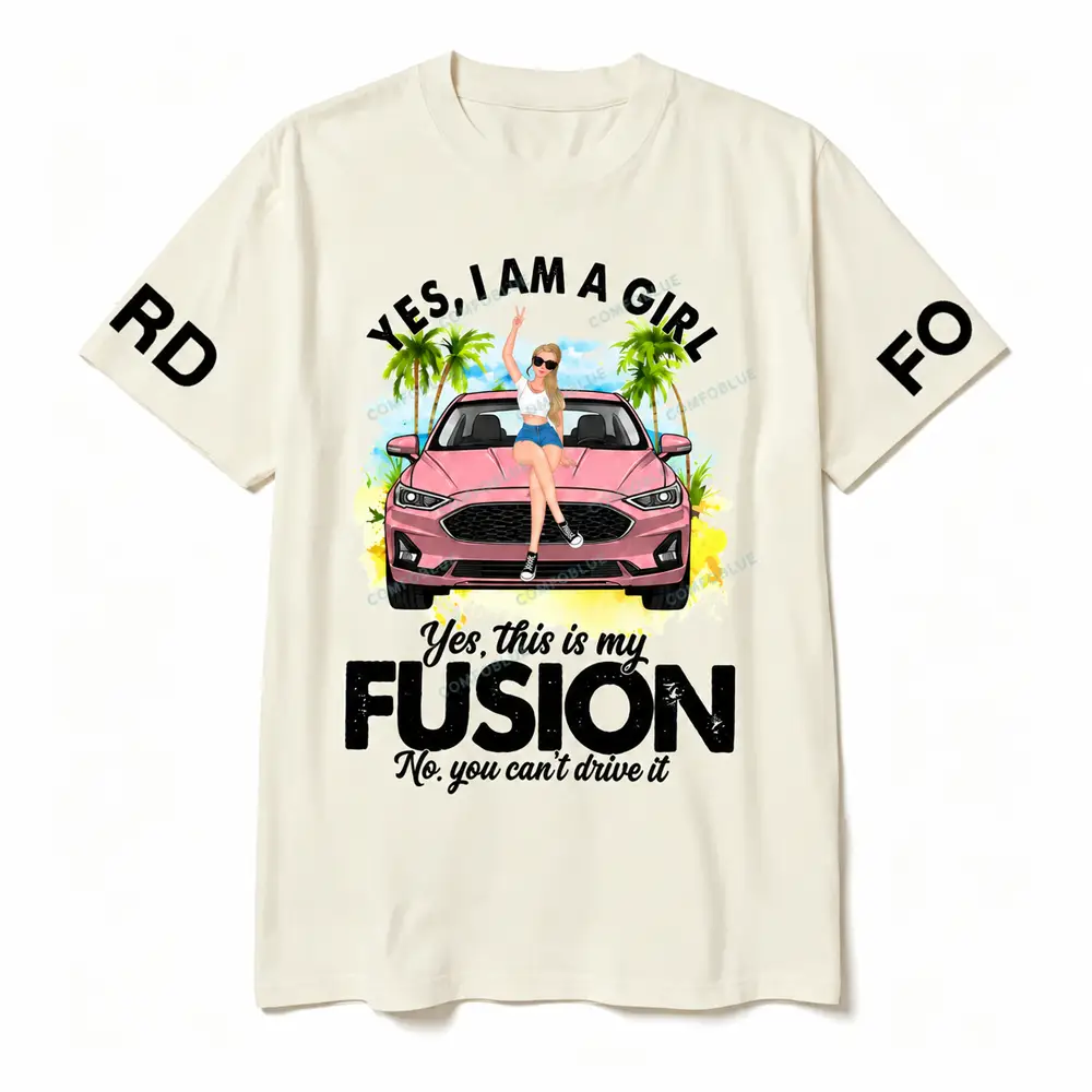 Funny F*rd Fiesta Girl Vehicle Owner Unisex T-shirt