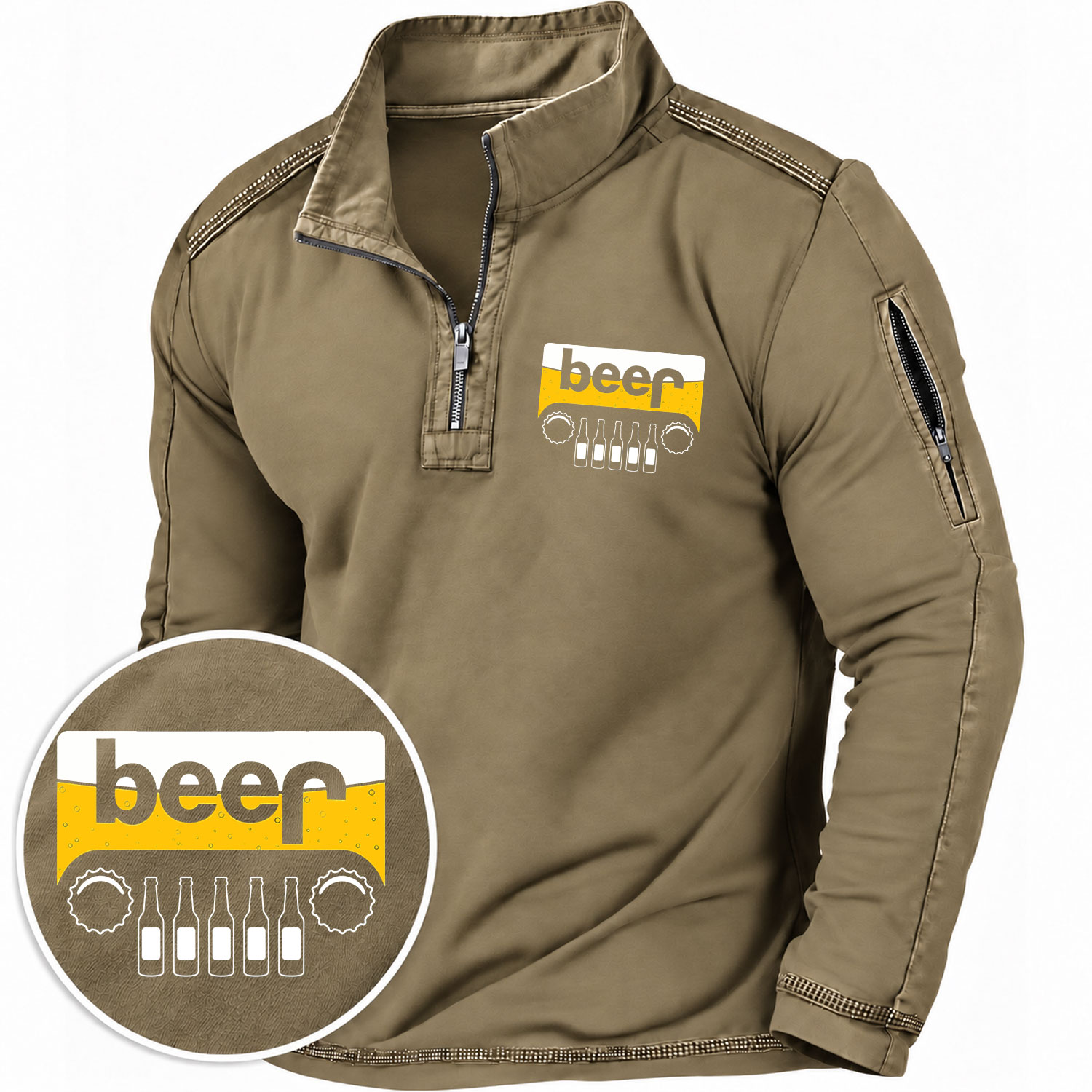 Beer Off-Road Quarter-Zip Sweatshirt