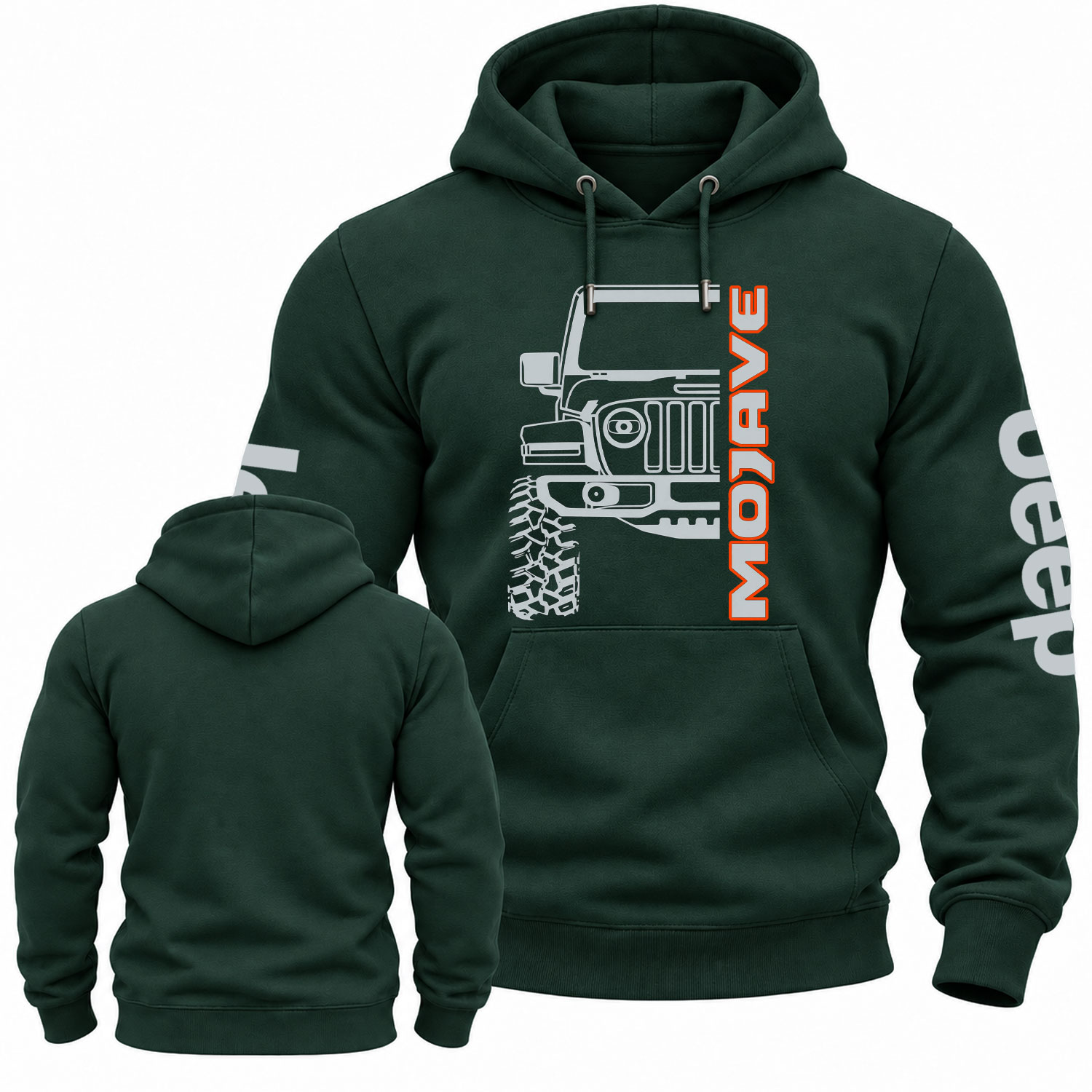 Jp Mojave Line Art Graphic Cotton Hoodie