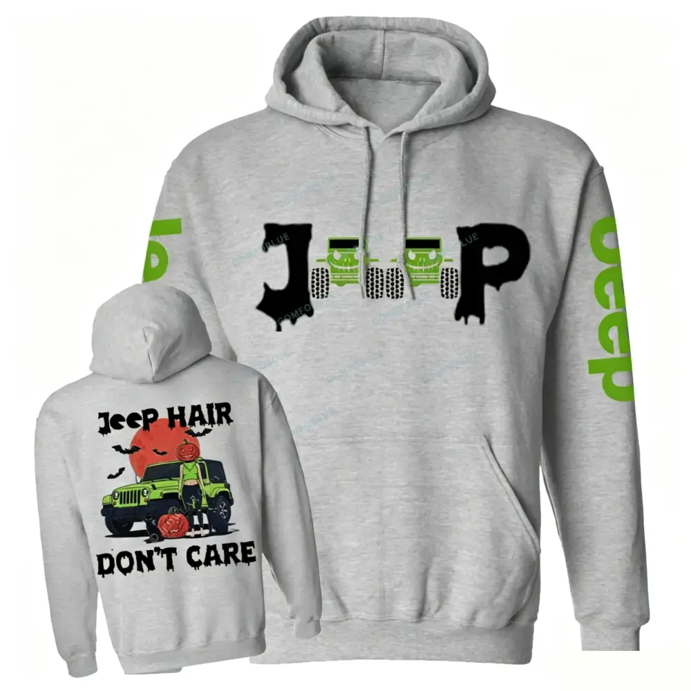 Jp Hair Don't Care Spooky Jp Casual Hoodie