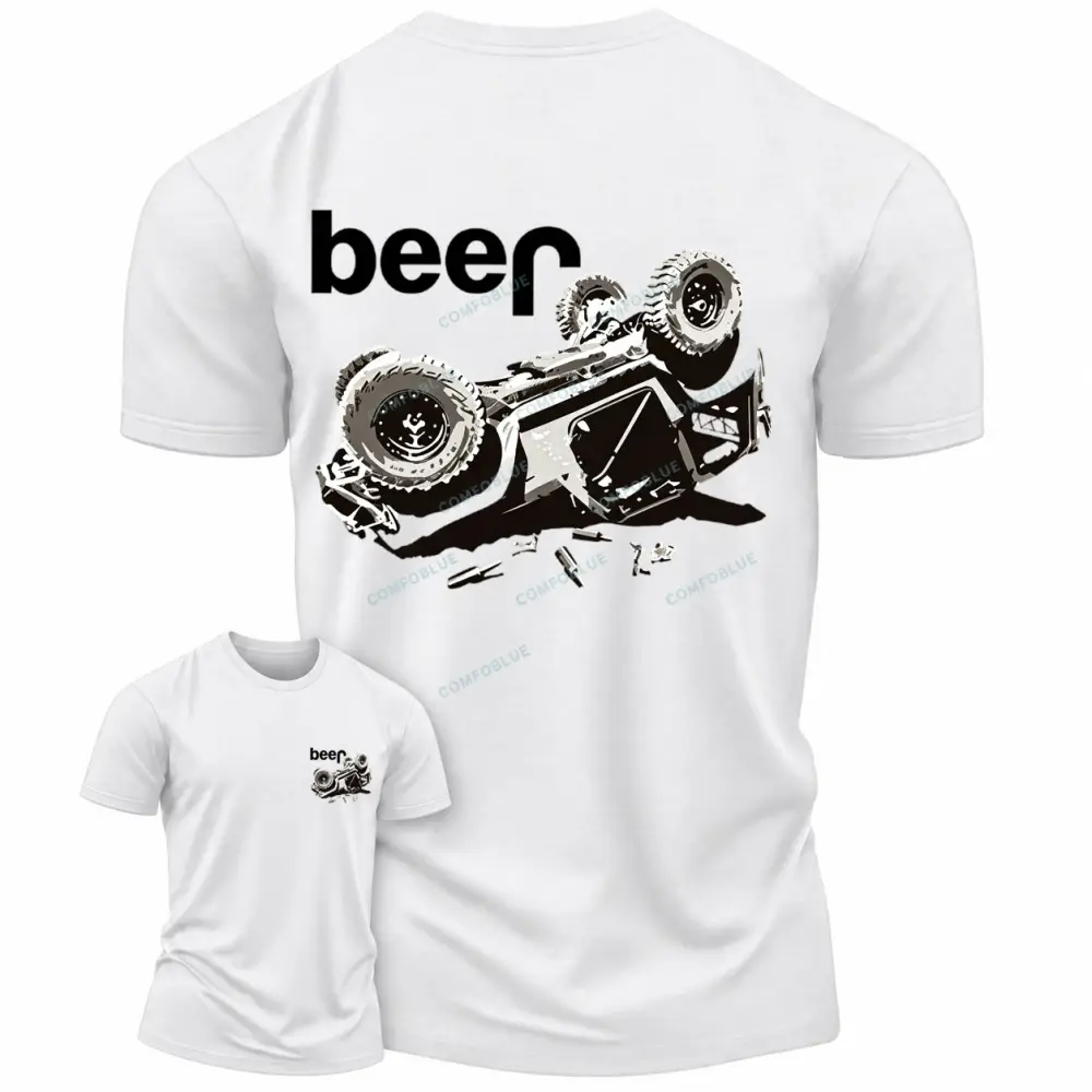 Funny Beer Overturn Unisex T-shirt