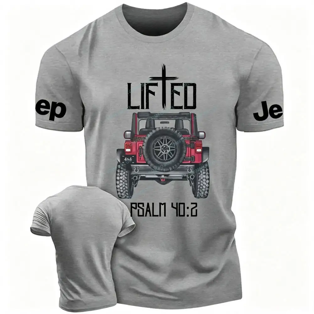 Christian "Lifted" 4x4 Truck Offroad Jp T-Shirt