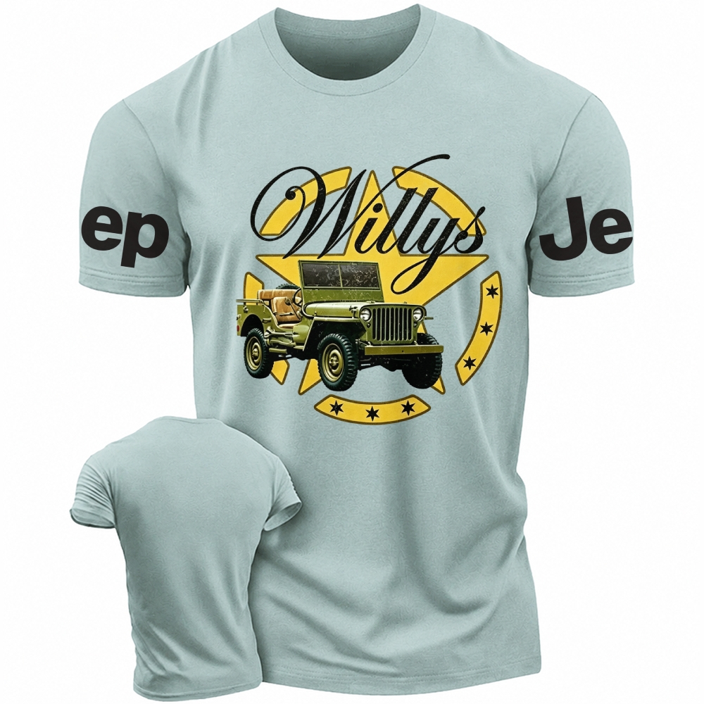 Military Star Willys Vintage Style JP Unisex T-shirt