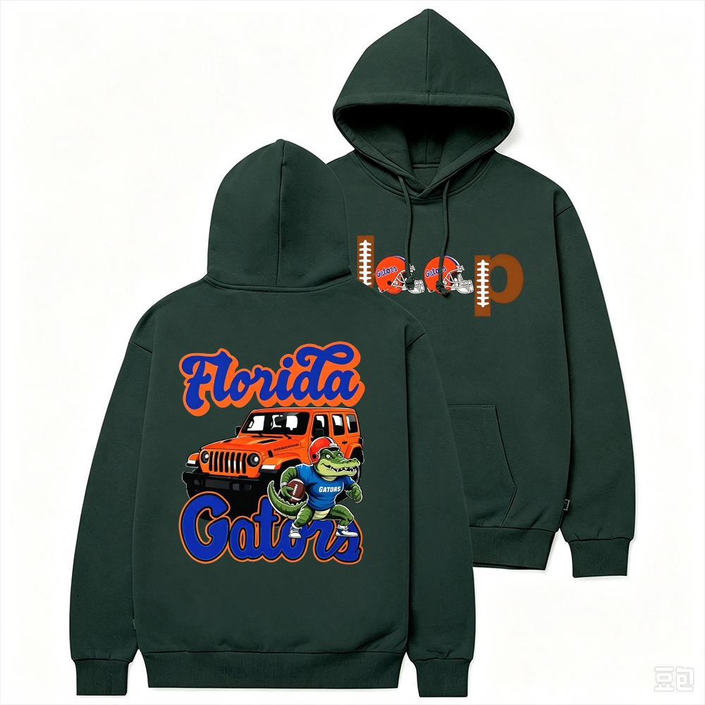 Florida Jp Gats Orange Helemet Hoodie