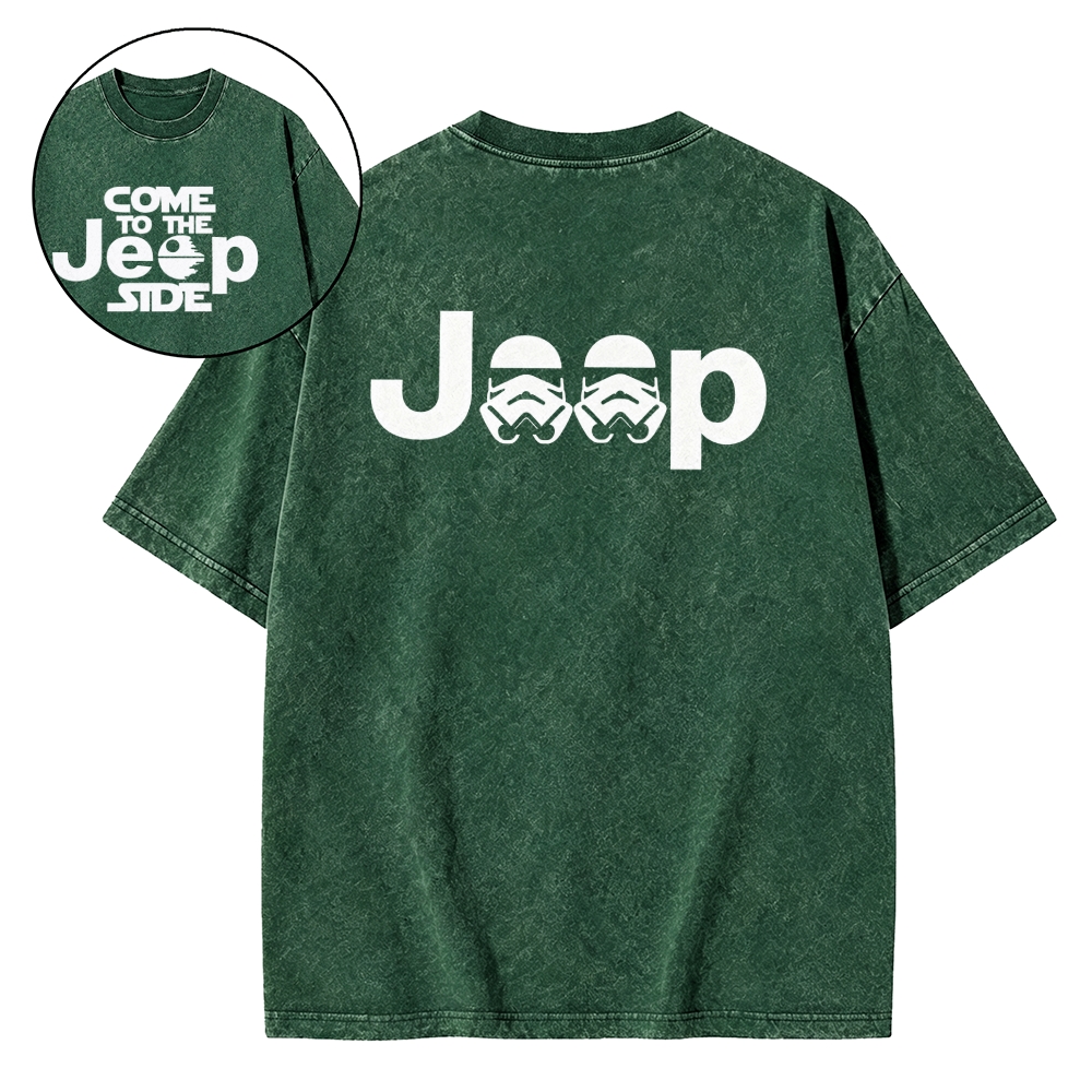 Come to the Jp Side Halloween Dark Star Unisex Washed T-Shirt