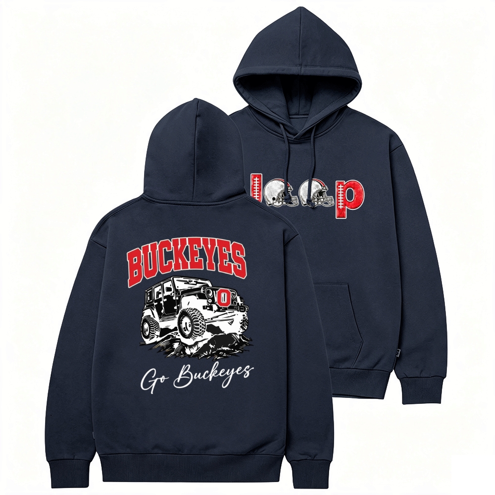 Ohio State Buckeyes X Jp Fans Cotton Hoodie