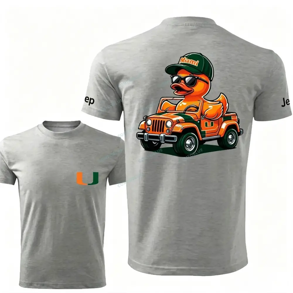 University of Miami Duck Jp Unisex T-shirt