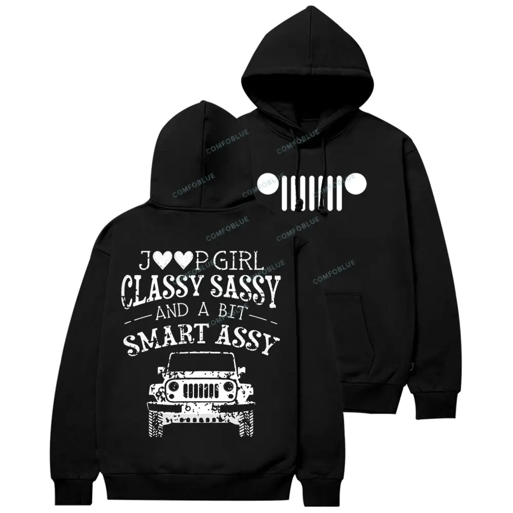 Jp Girl Classy Sassy Smart Assy Cotton Hoodie