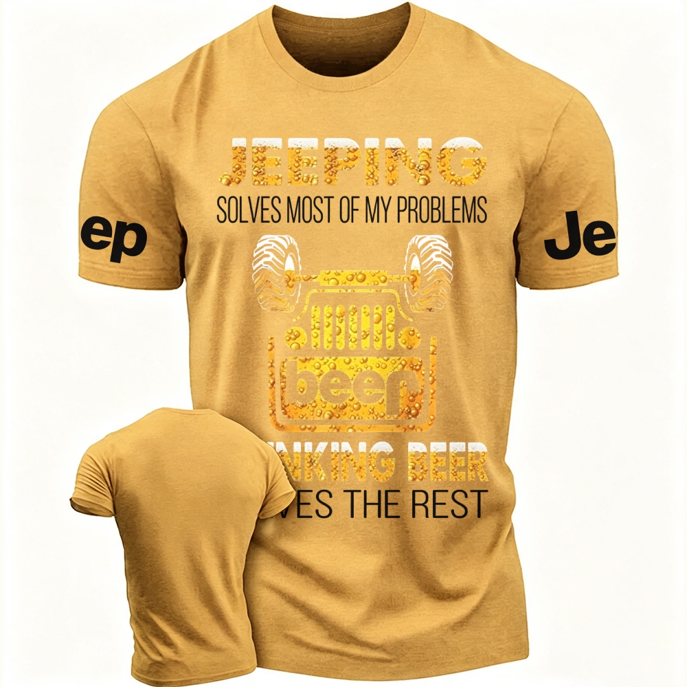 Drinking Beer Solves The Rest Jp Unisex T-shirt