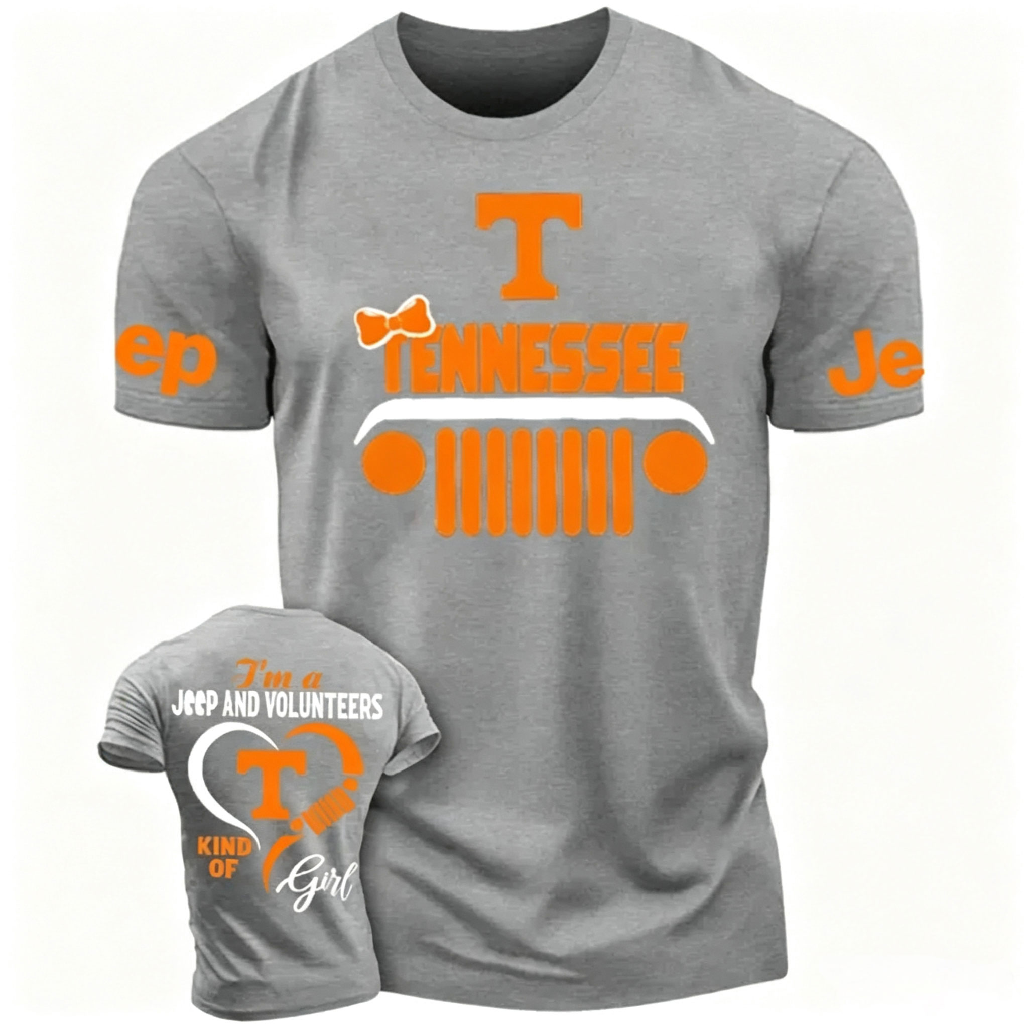 Tennessee Volunteers Football Team Heart T-shirt 