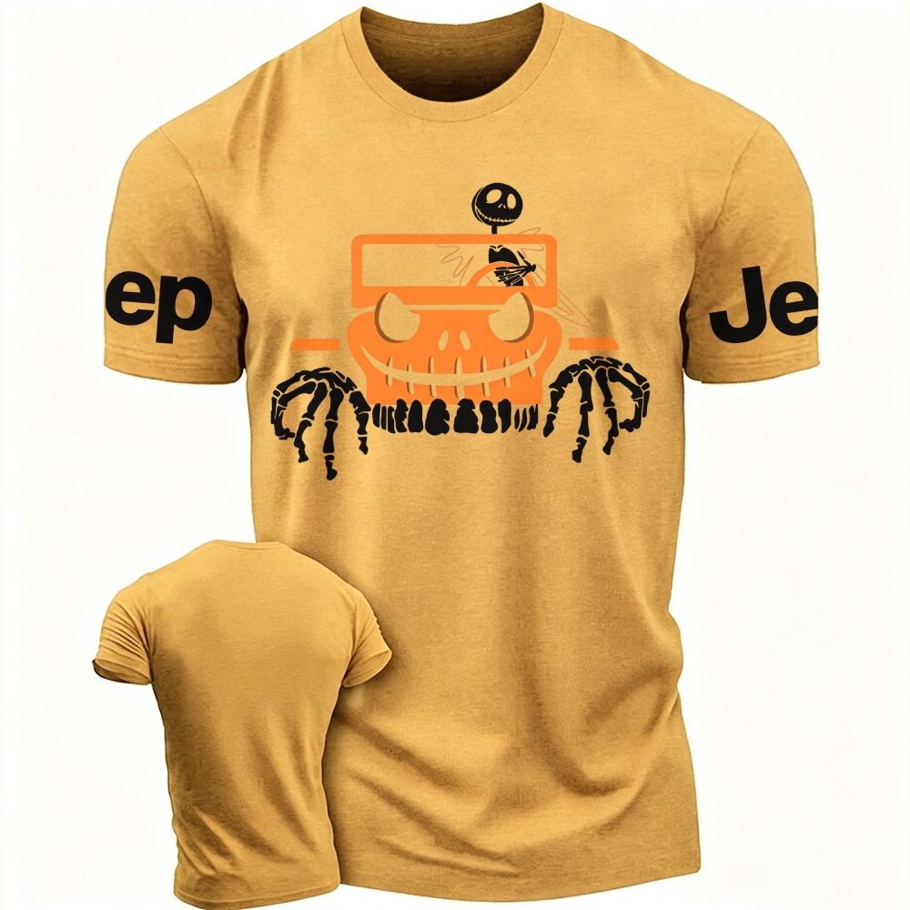 Bone Grille Orange Halloween Unisex Jp T-shirt