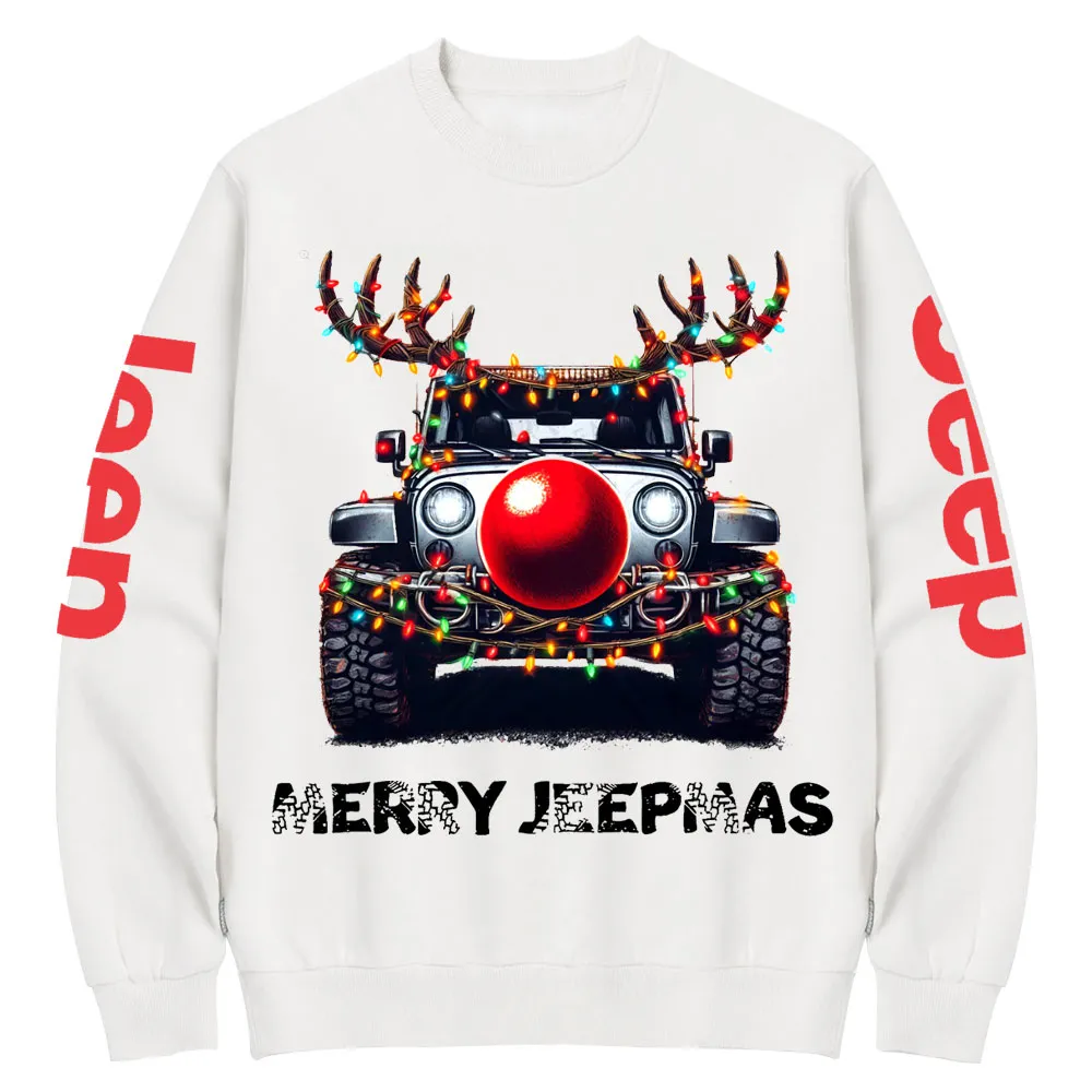 Jp Christmas Red Nose Crew Neck Sweatshirt