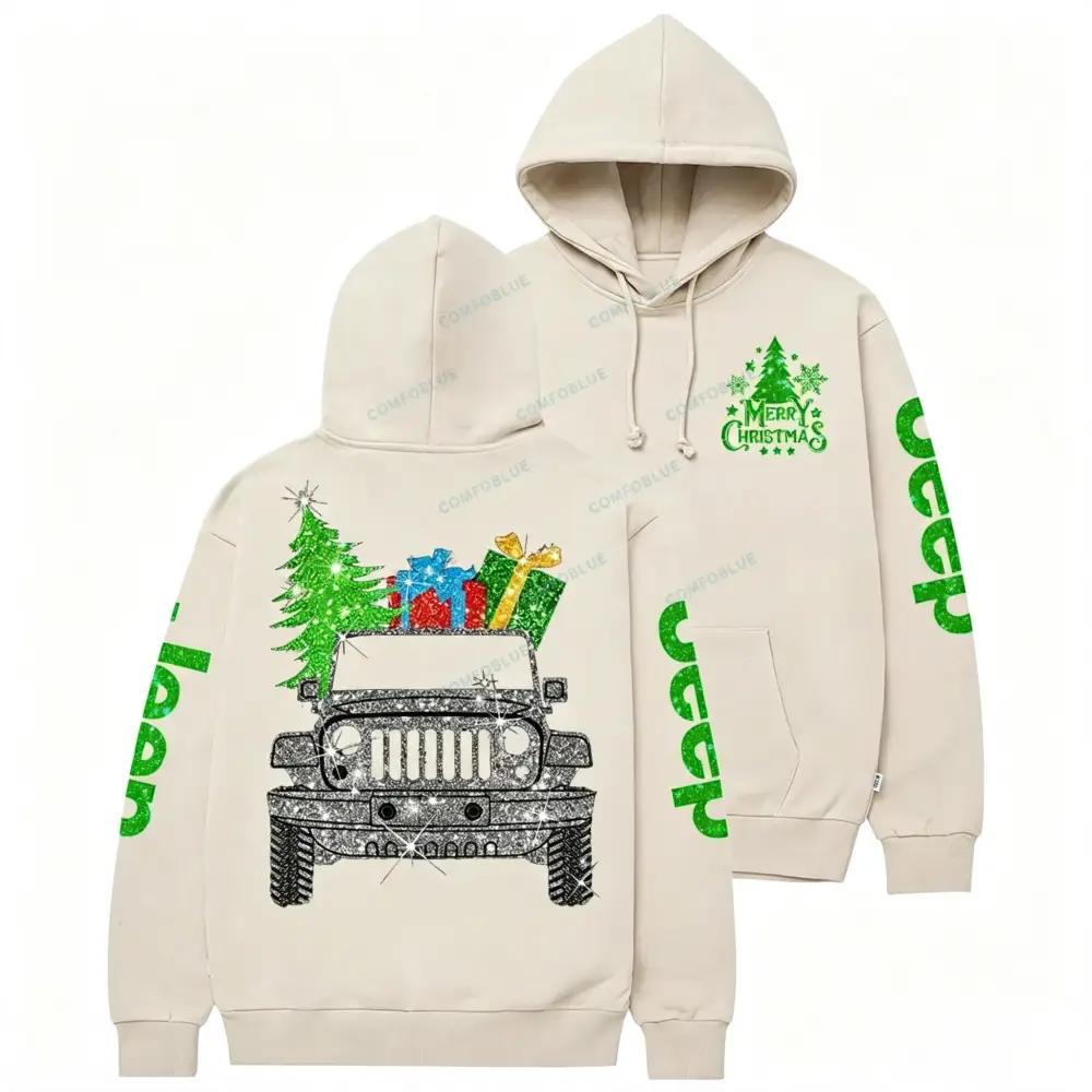 Merry Christmas Bling Jp Unisex Hoodie