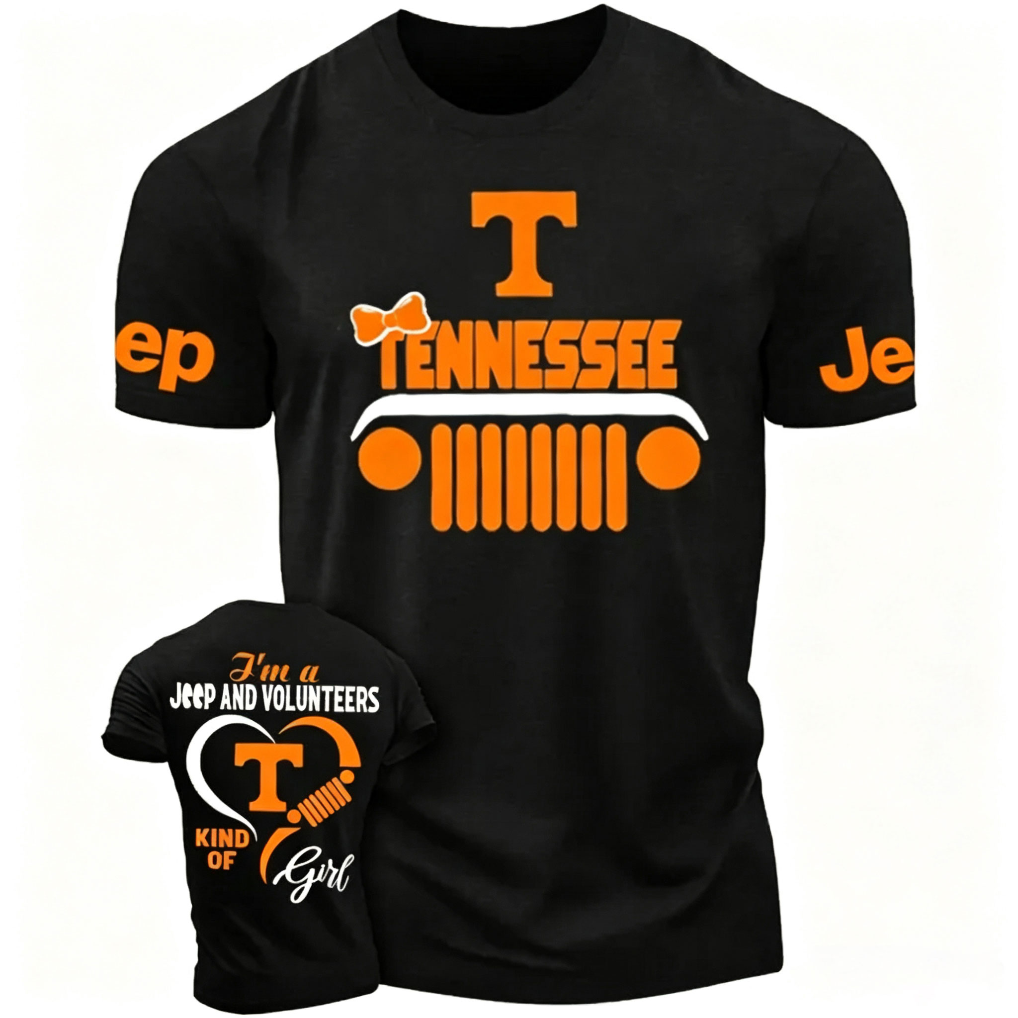 Tennessee Volunteers Football Team Heart T-shirt 