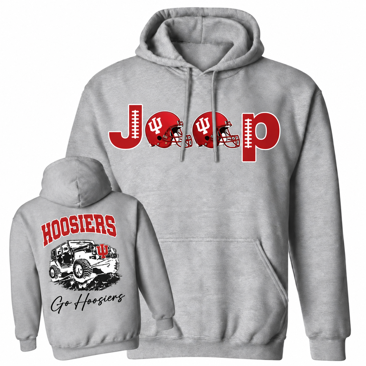 Indiana Hoosiers x Jp fans Unisex Cotton Hoodie