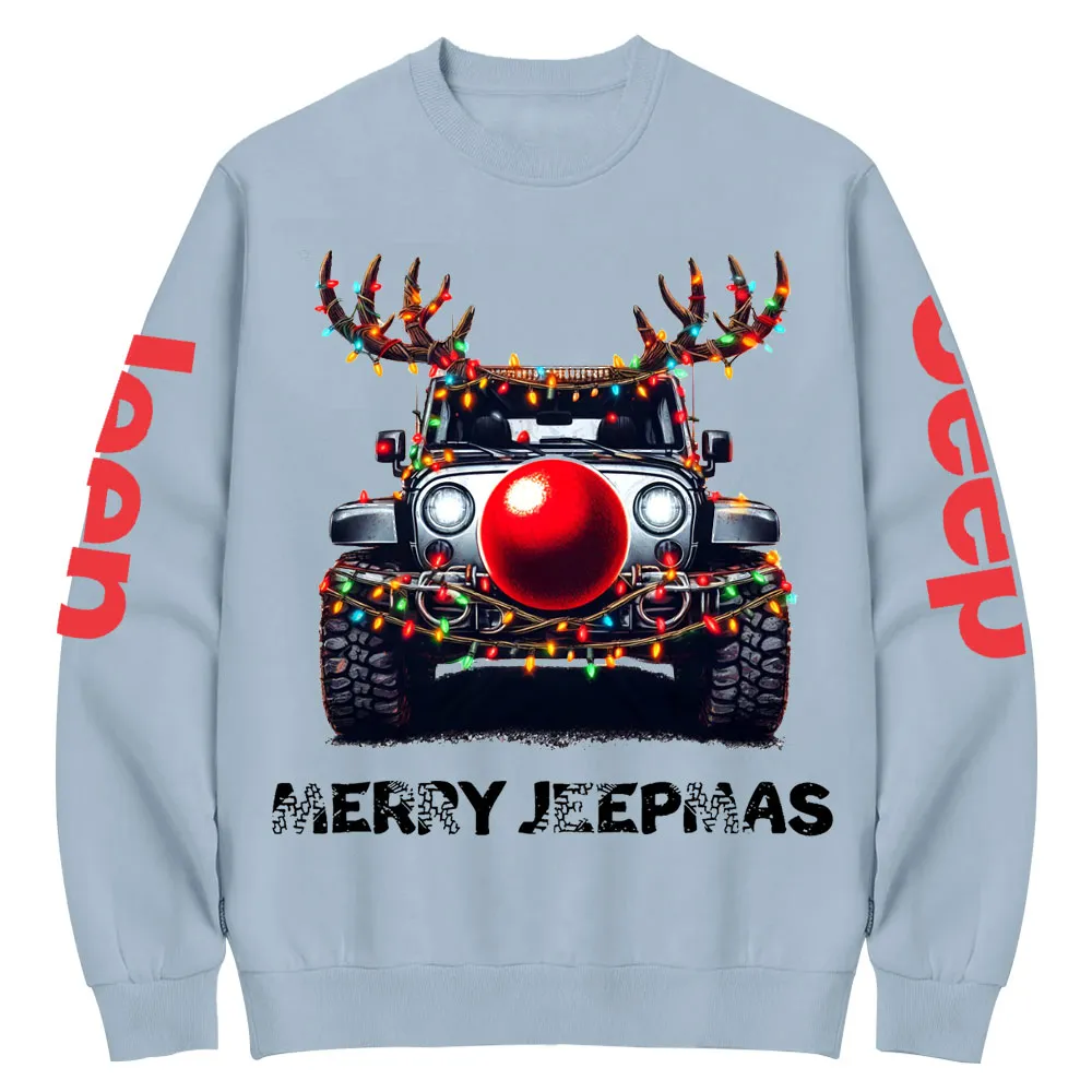 Jp Christmas Red Nose Crew Neck Sweatshirt