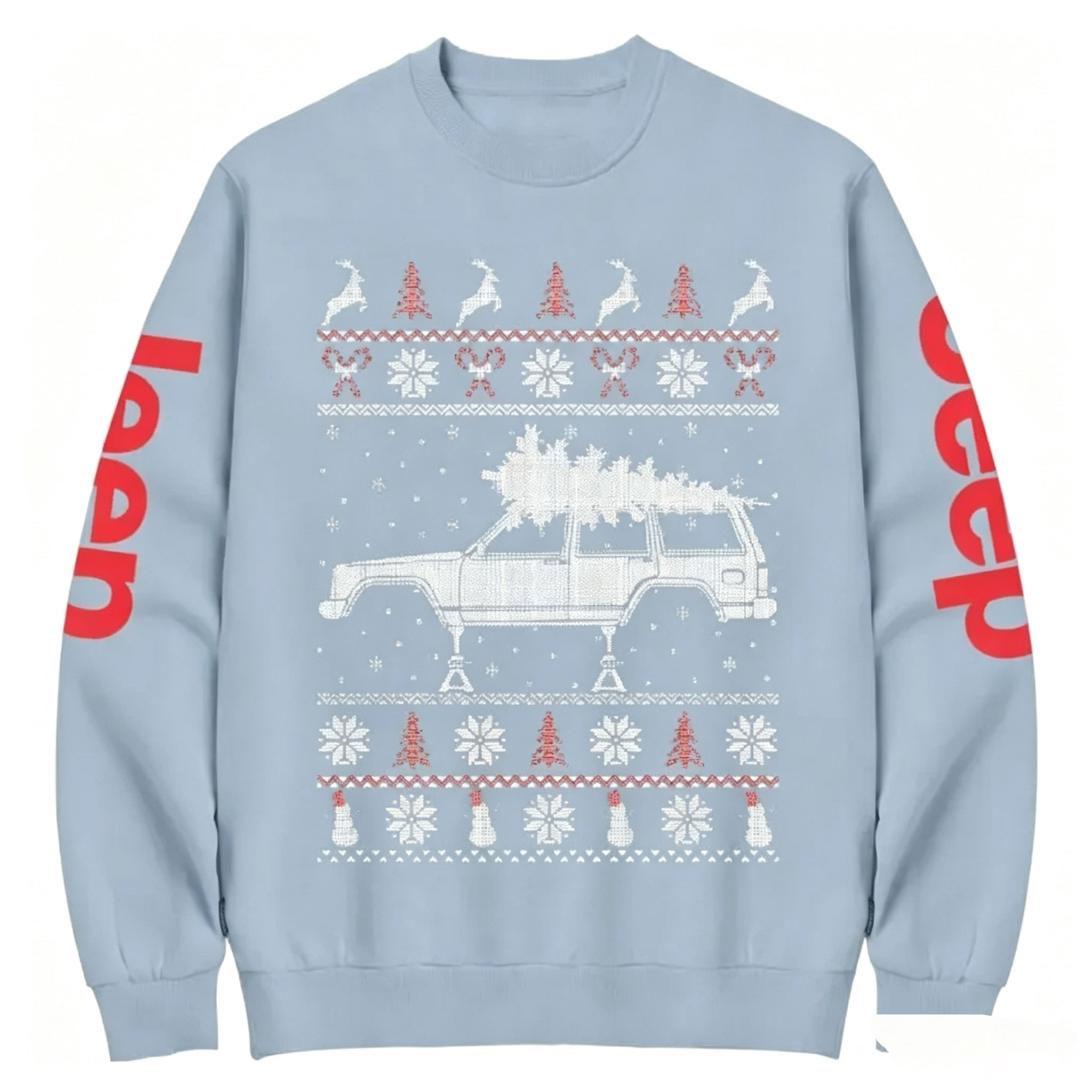Jp XJ Christmas Ugly Crew Neck Sweatshirt