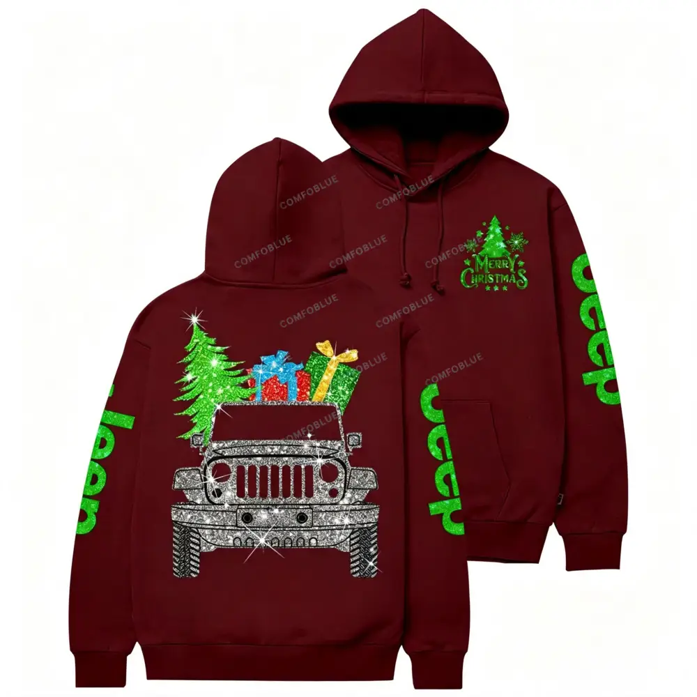 Merry Christmas Bling Jp Unisex Hoodie
