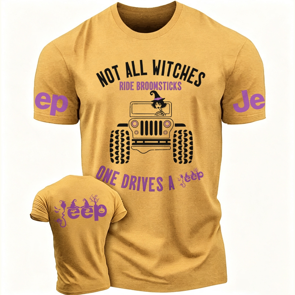 Halloween Not All Witches Ride Broomsticks  Jp Unisex T-shirt