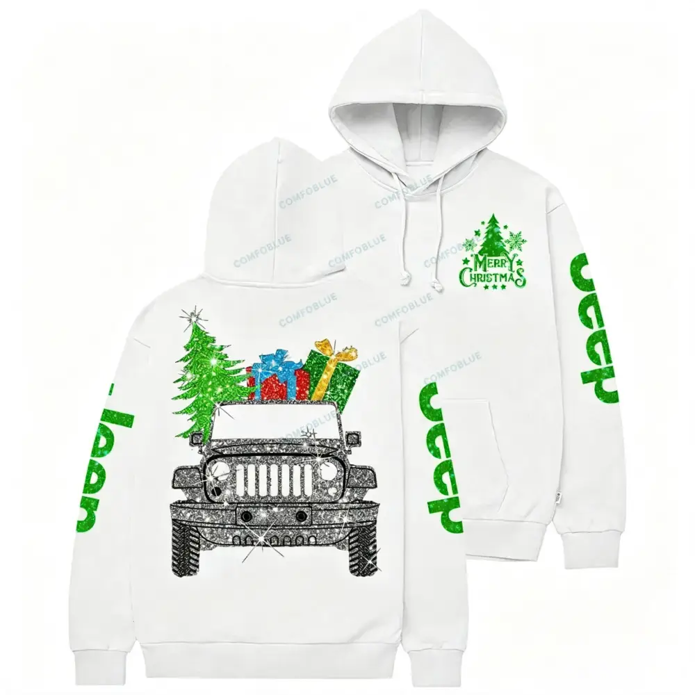 Merry Christmas Bling Jp Unisex Hoodie