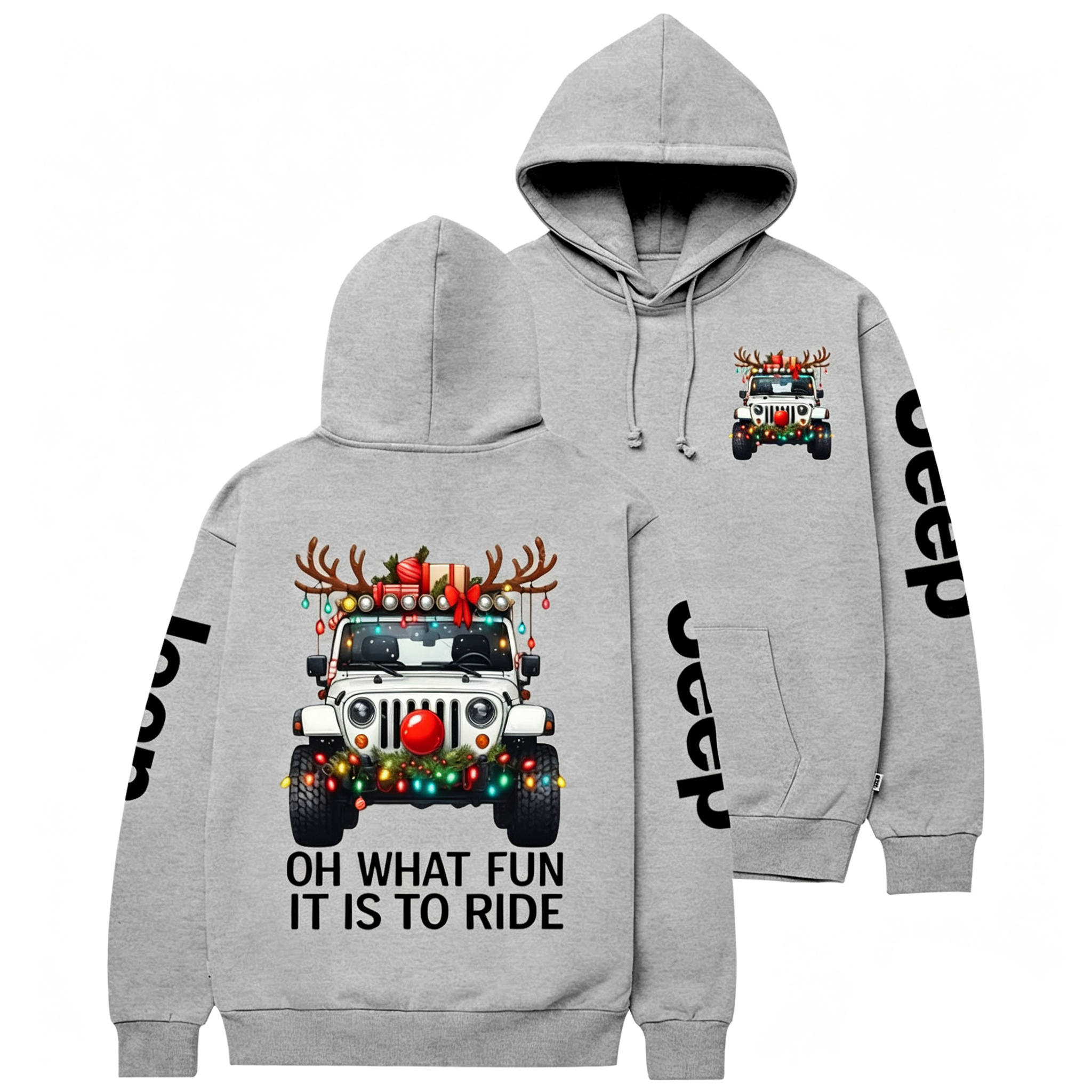 Antlers Jp Oh What Fun Jp Casual Hoodie