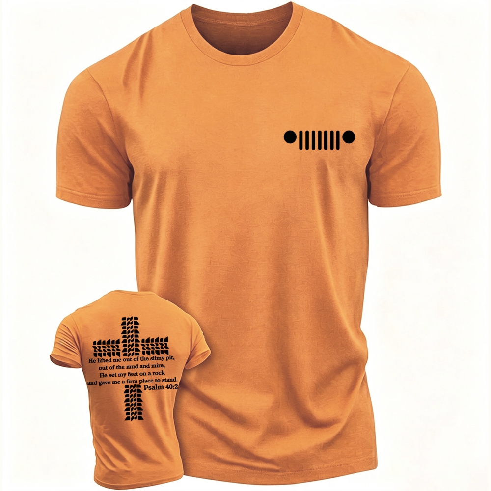 Religion Cross Jesus Bible Wheelmarks Psalm Jp Unisex T-shirt