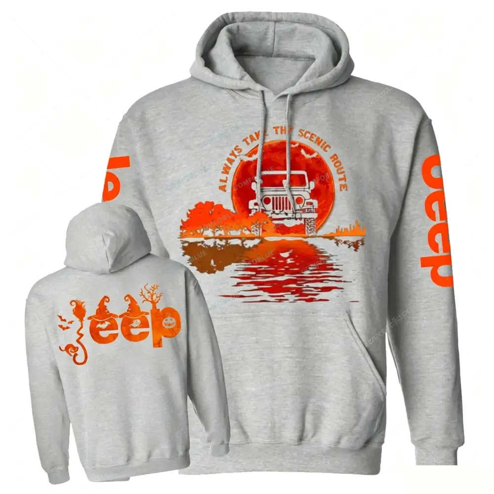 Always Take the Scenic Route Jp Casual Hoodie
