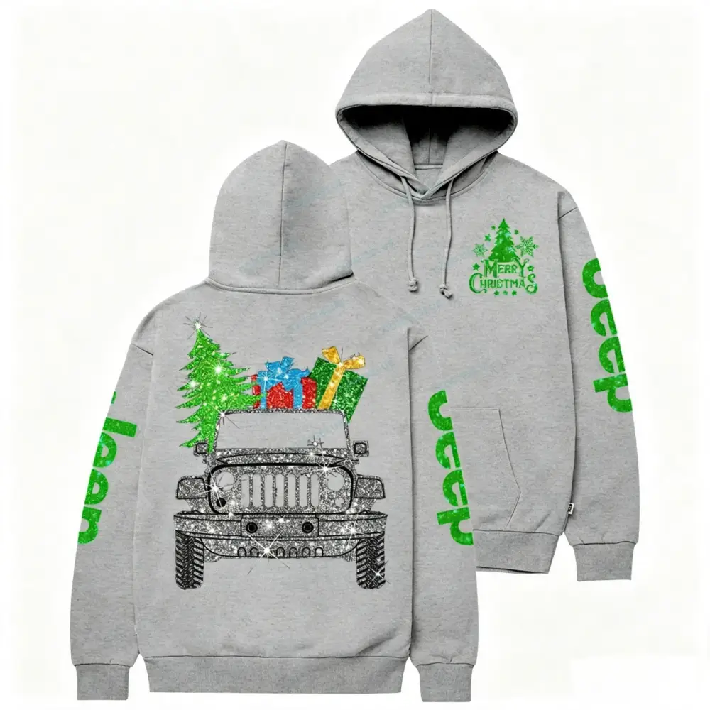 Merry Christmas Bling Jp Unisex Hoodie