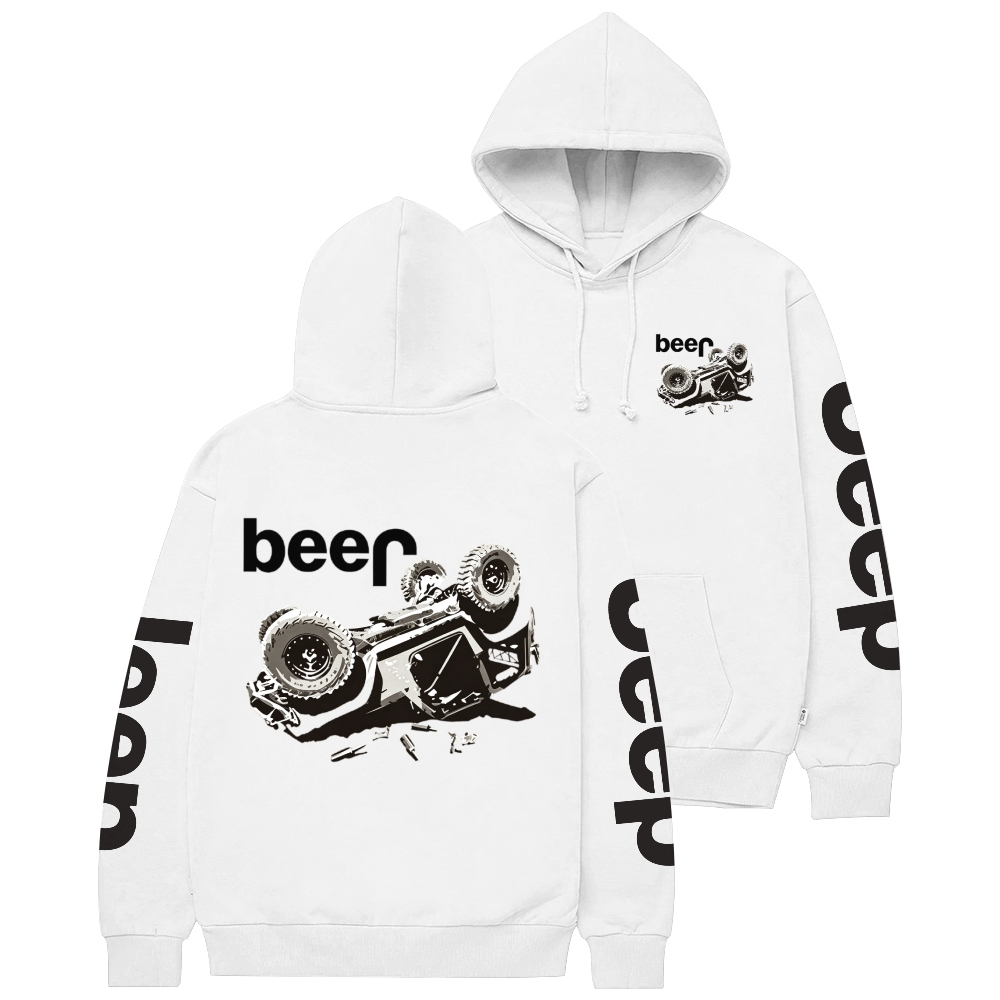 Funny Beer Overturn Casual Hoodie