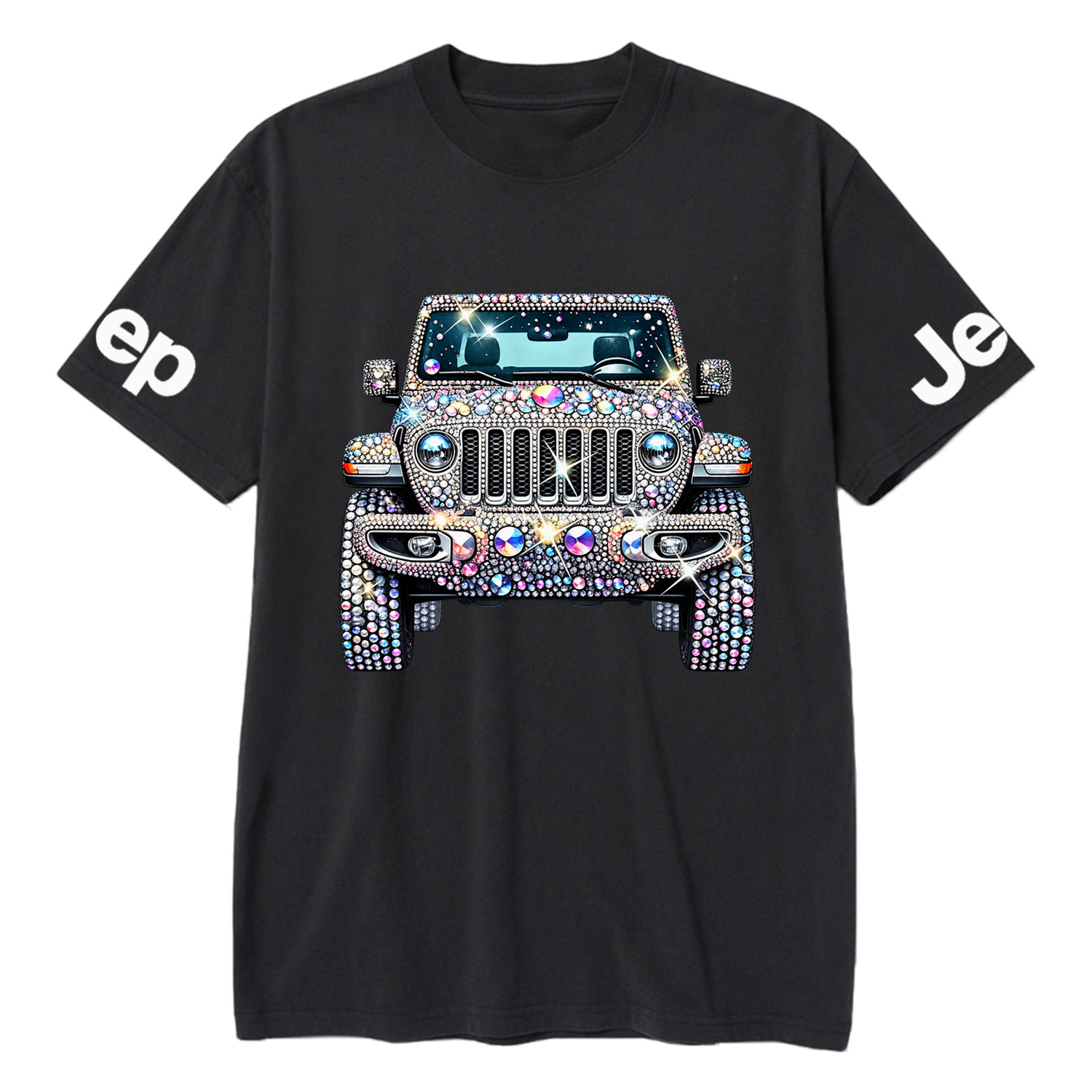 Bling Sparkle Rhinestone Cotton T-shirt
