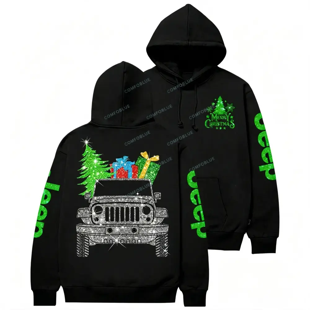 Merry Christmas Bling Jp Unisex Hoodie