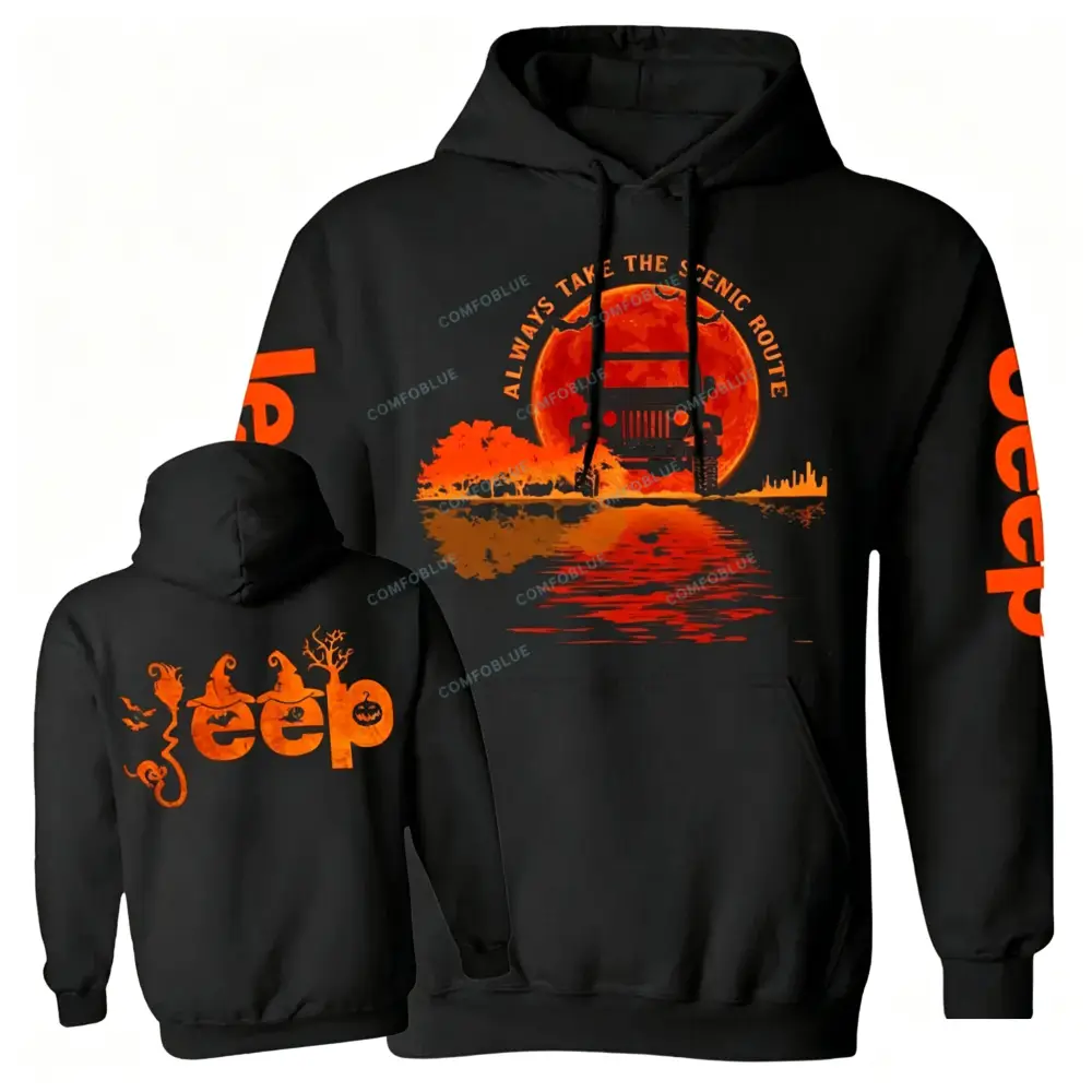 Always Take the Scenic Route Jp Casual Hoodie