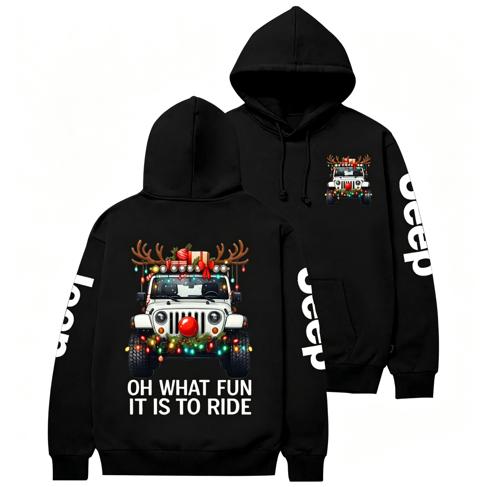 Antlers Jp Oh What Fun Jp Casual Hoodie