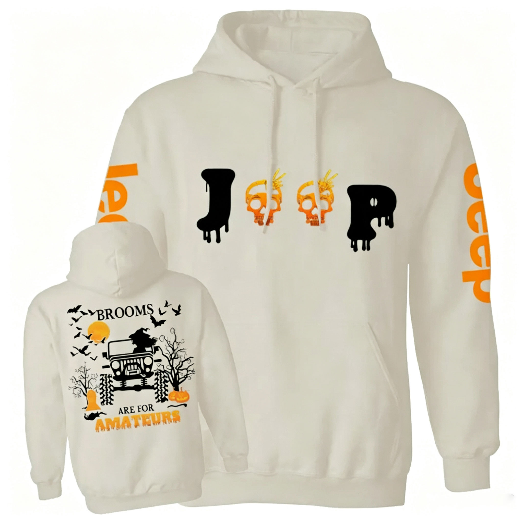 Jp Witches - Brooms Are for Amateurs  Unisex Casual Hoodie