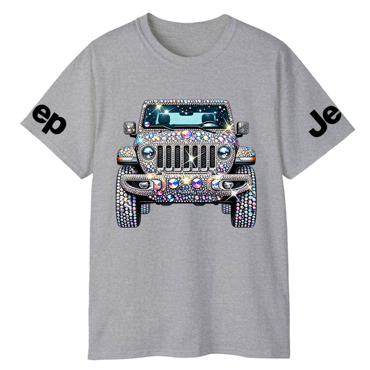 Bling Sparkle Rhinestone Cotton T-shirt