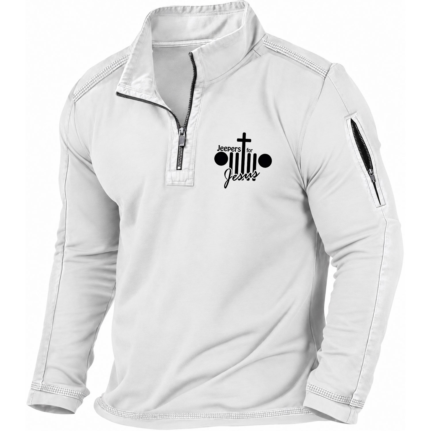 Off-Road For Jesus Quarter-Zip Sweatshirt