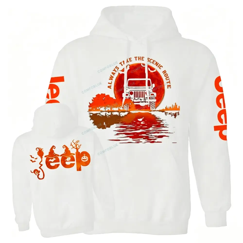 Always Take the Scenic Route Jp Casual Hoodie