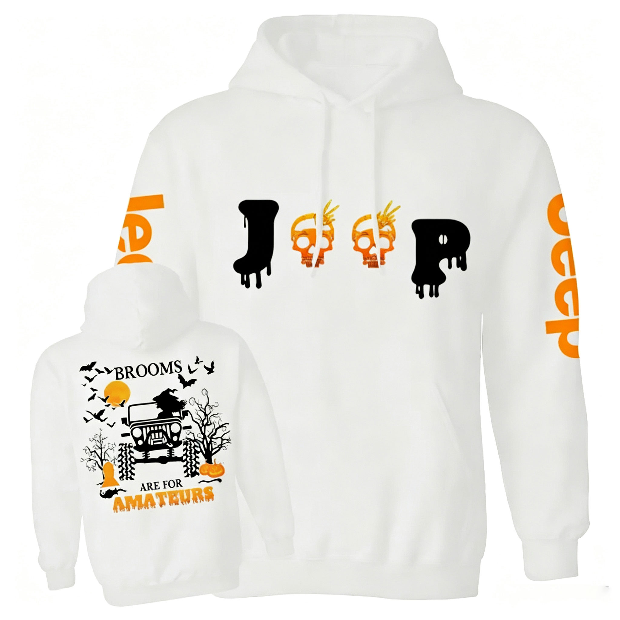 Jp Witches - Brooms Are for Amateurs  Unisex Casual Hoodie