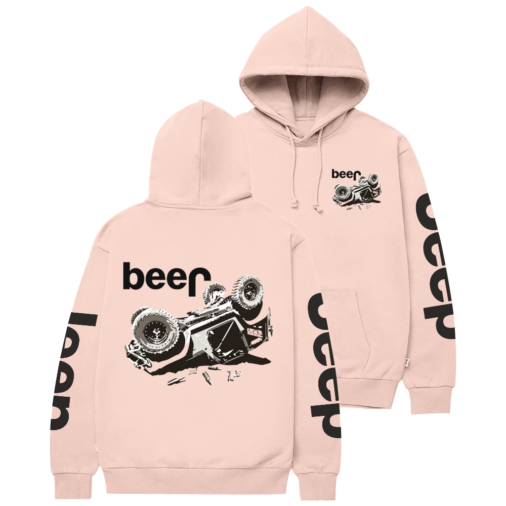 Funny Beer Overturn Casual Hoodie