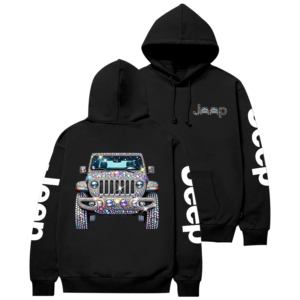 Bling Sparkle Rhinestone Jp Unisex Hoodie