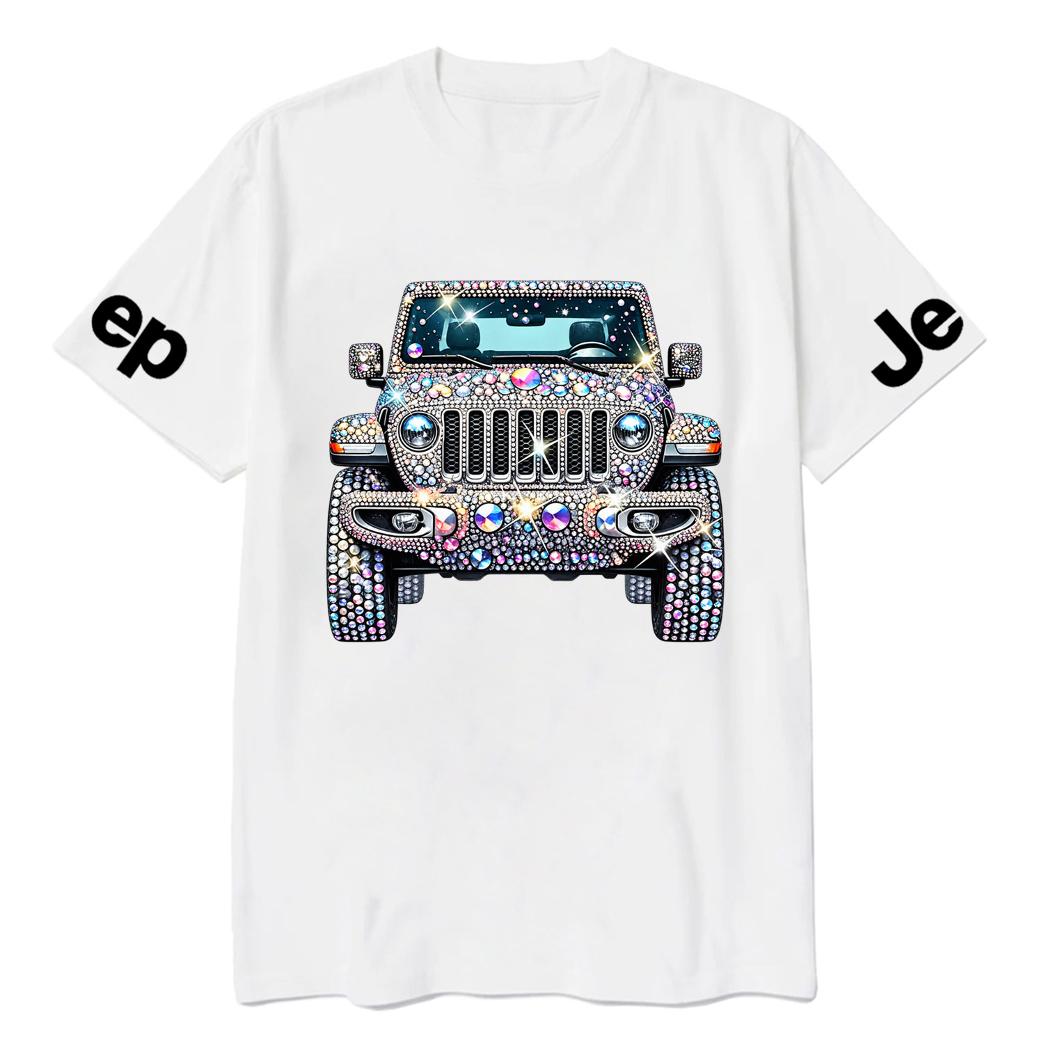 Bling Sparkle Rhinestone Cotton T-shirt