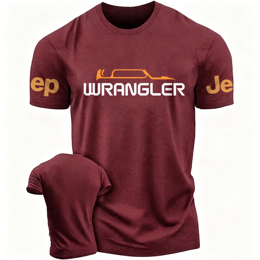 Jp Wrangler Orange Silhouette Unisex Jp T-shirt