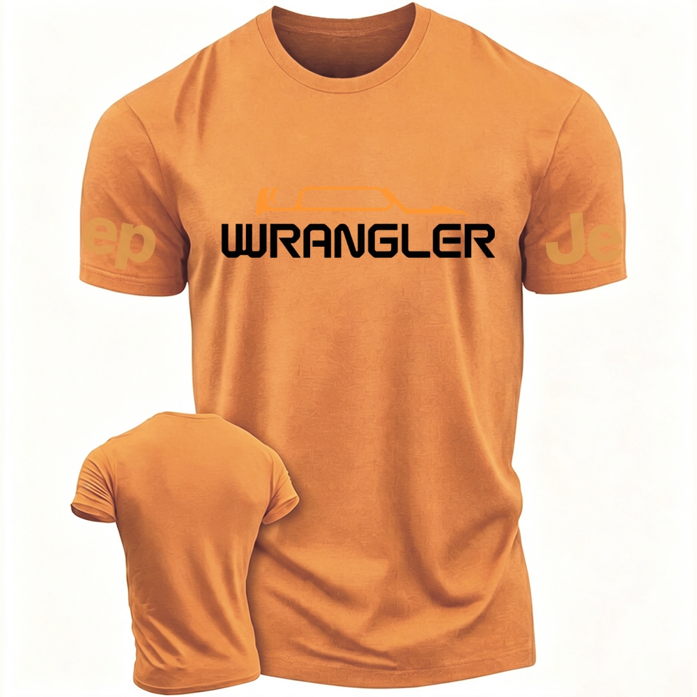 Jp Wrangler Orange Silhouette Unisex Jp T-shirt