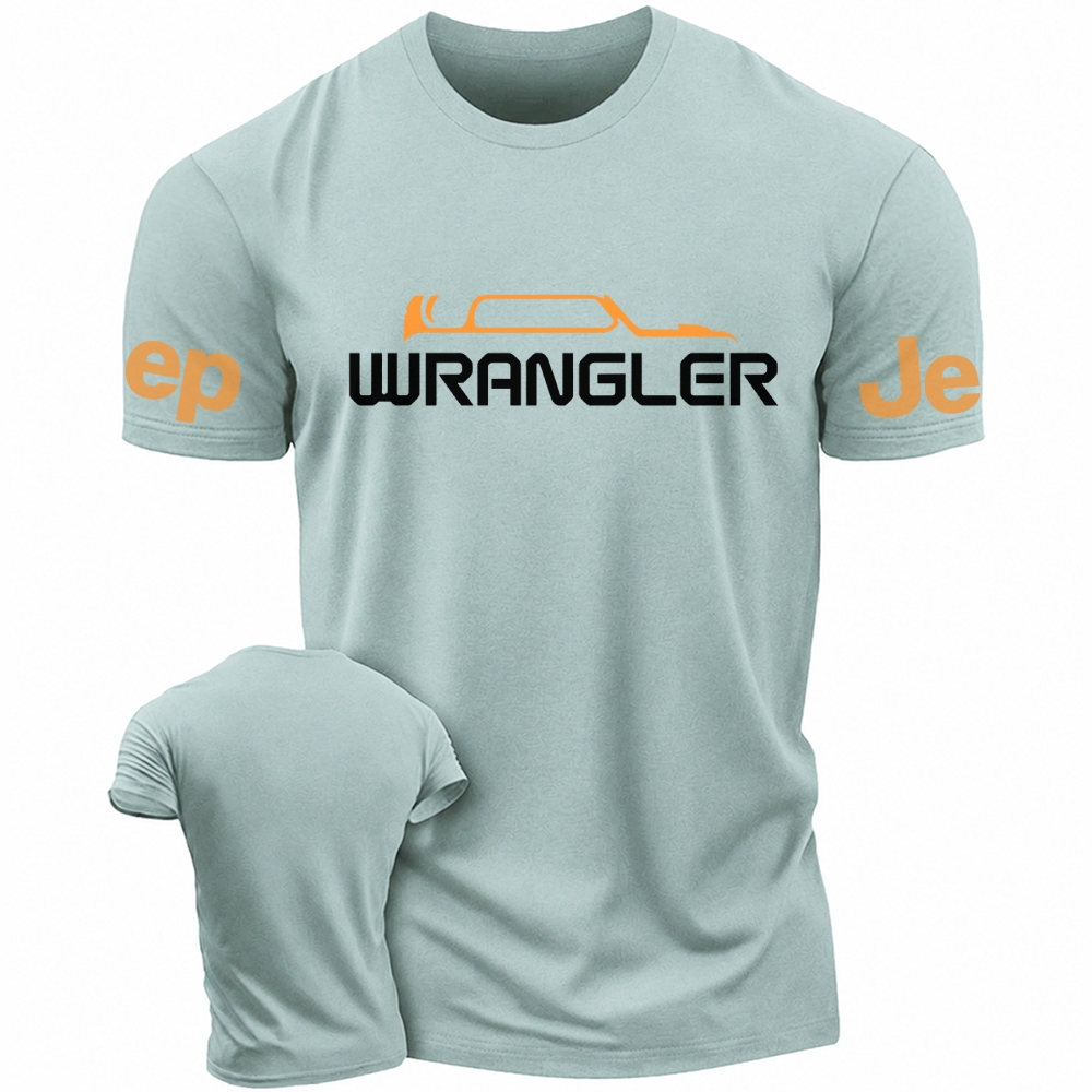 Jp Wrangler Orange Silhouette Unisex Jp T-shirt
