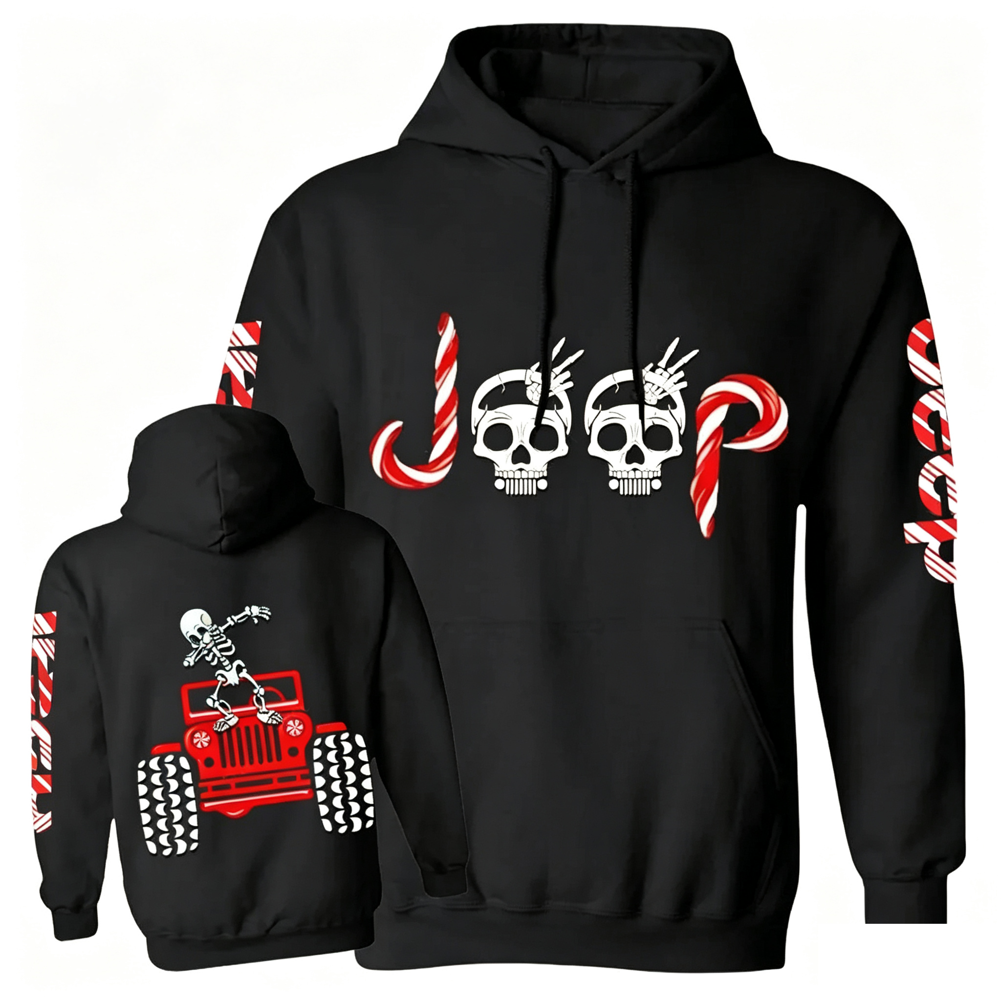 Skeletons Dancing on Jps Jp Casual Hoodie