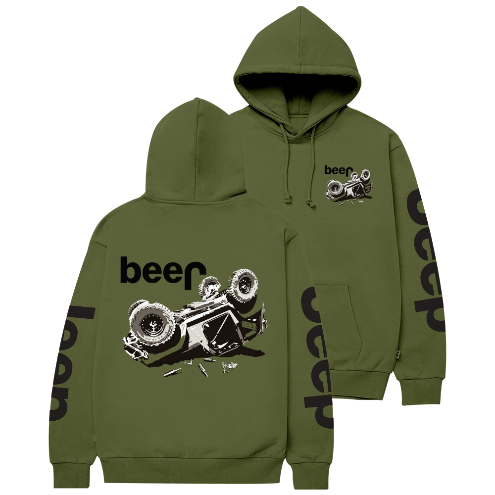 Funny Beer Overturn Casual Hoodie