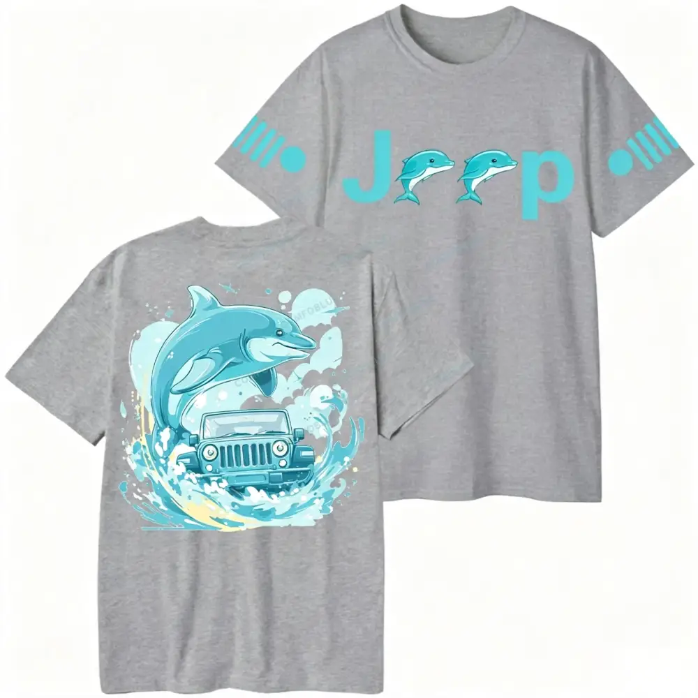 Dolphin Wave Beach Comfort Jp Unisex T-shirt