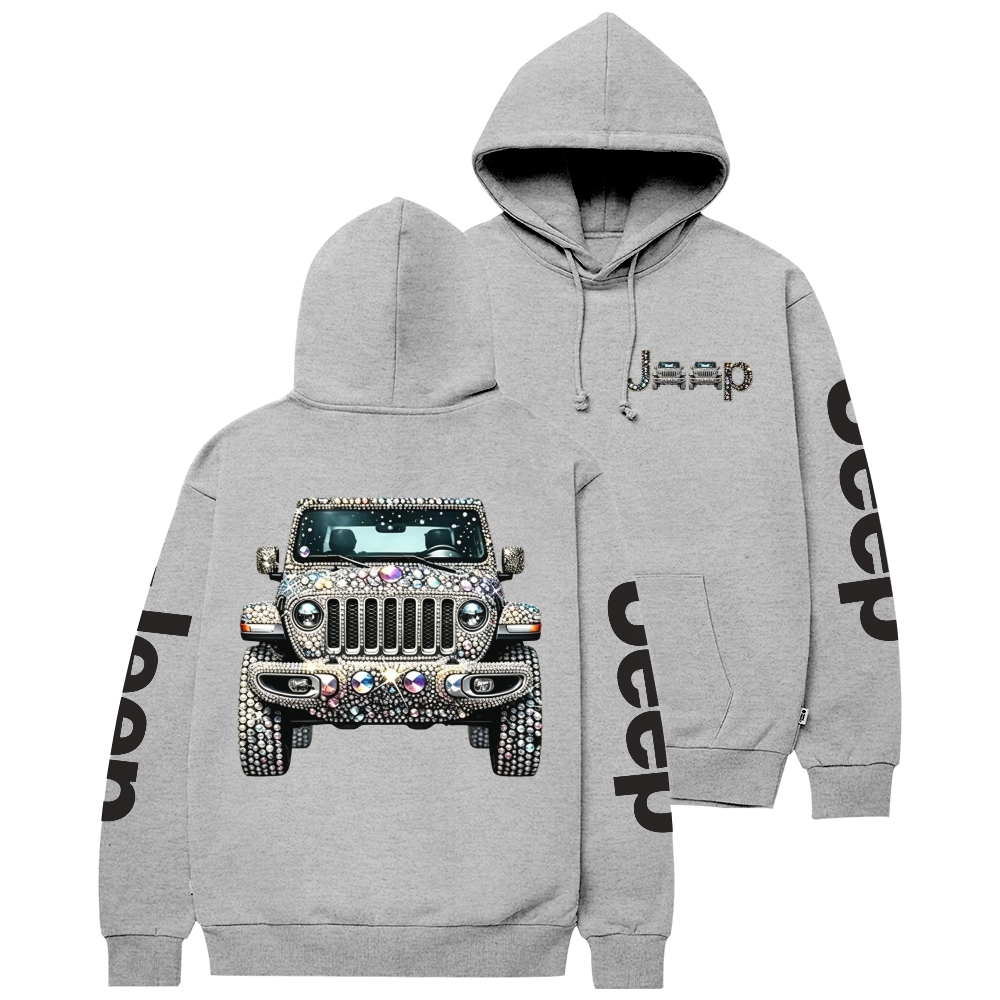 Bling Sparkle Rhinestone Jp Unisex Hoodie